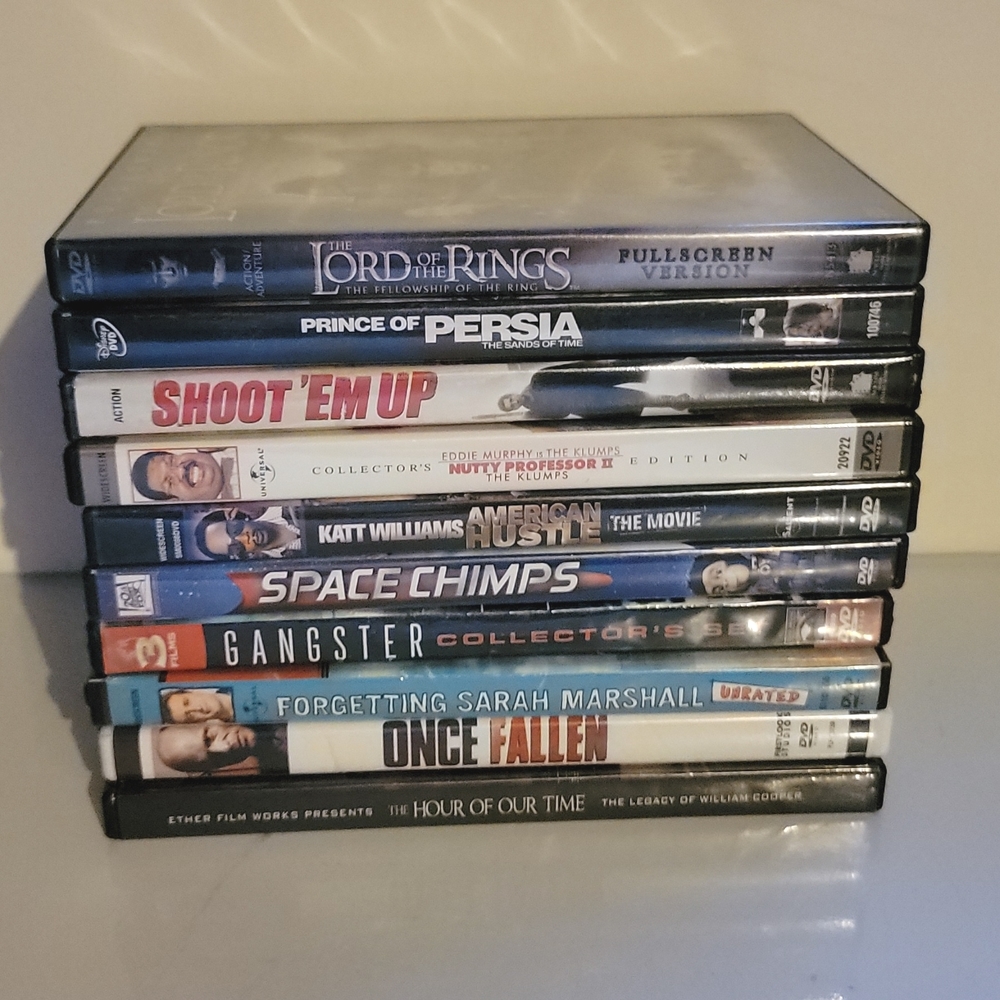 Lot of 10 DVDs